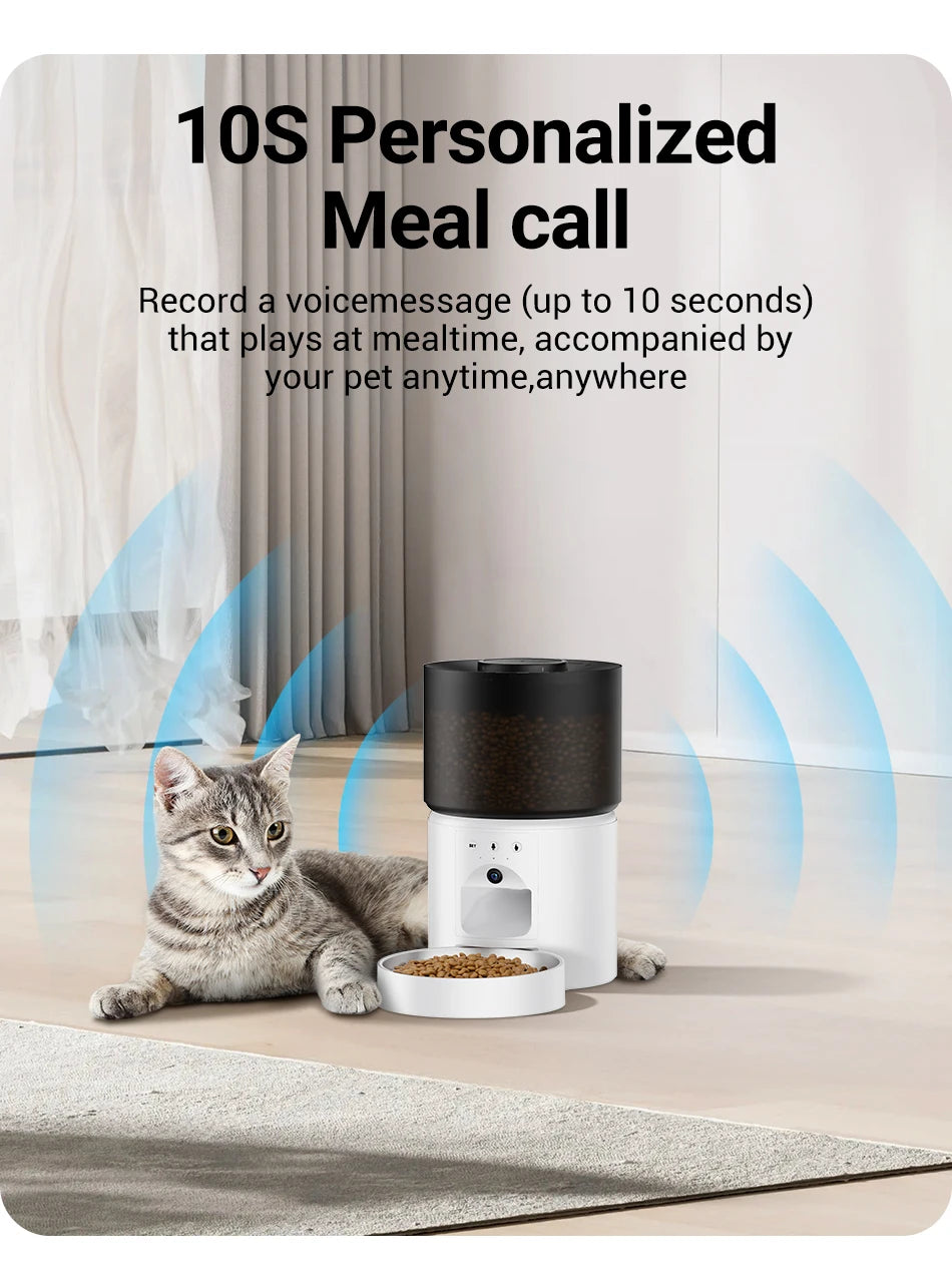 SmartCat™ Automatic Cat Food Dispenser with Video
