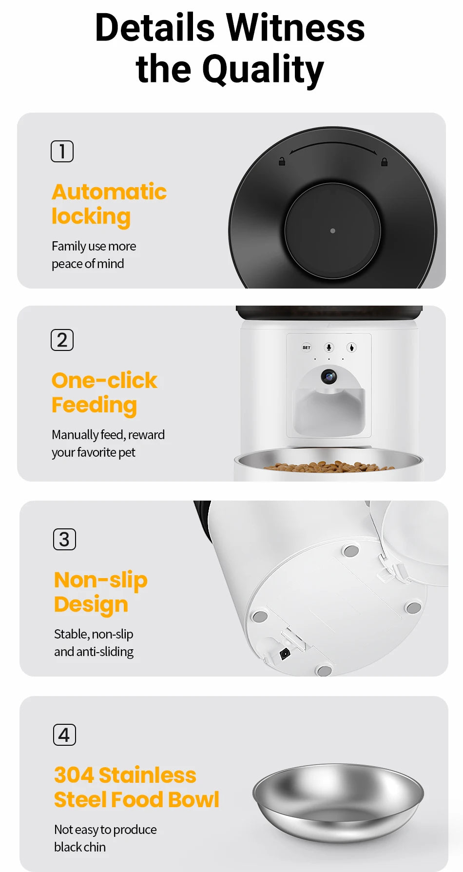 SmartCat™ Automatic Cat Food Dispenser with Video