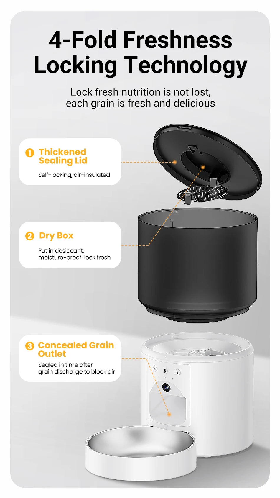 SmartCat™ Automatic Cat Food Dispenser with Video